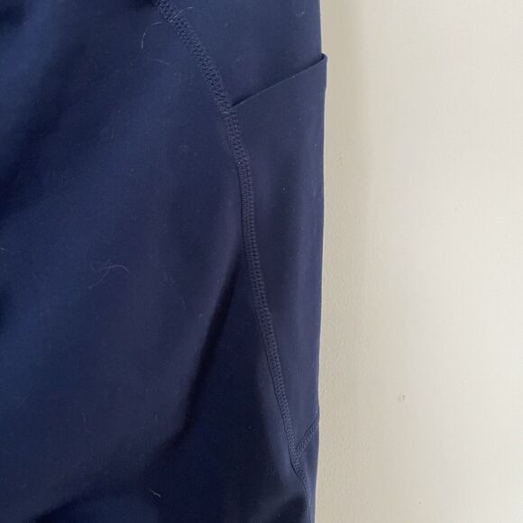 Lands End Womens Navy Blue Full Length Leggings Size‎ M 10-12 - Picture 6 of 8
